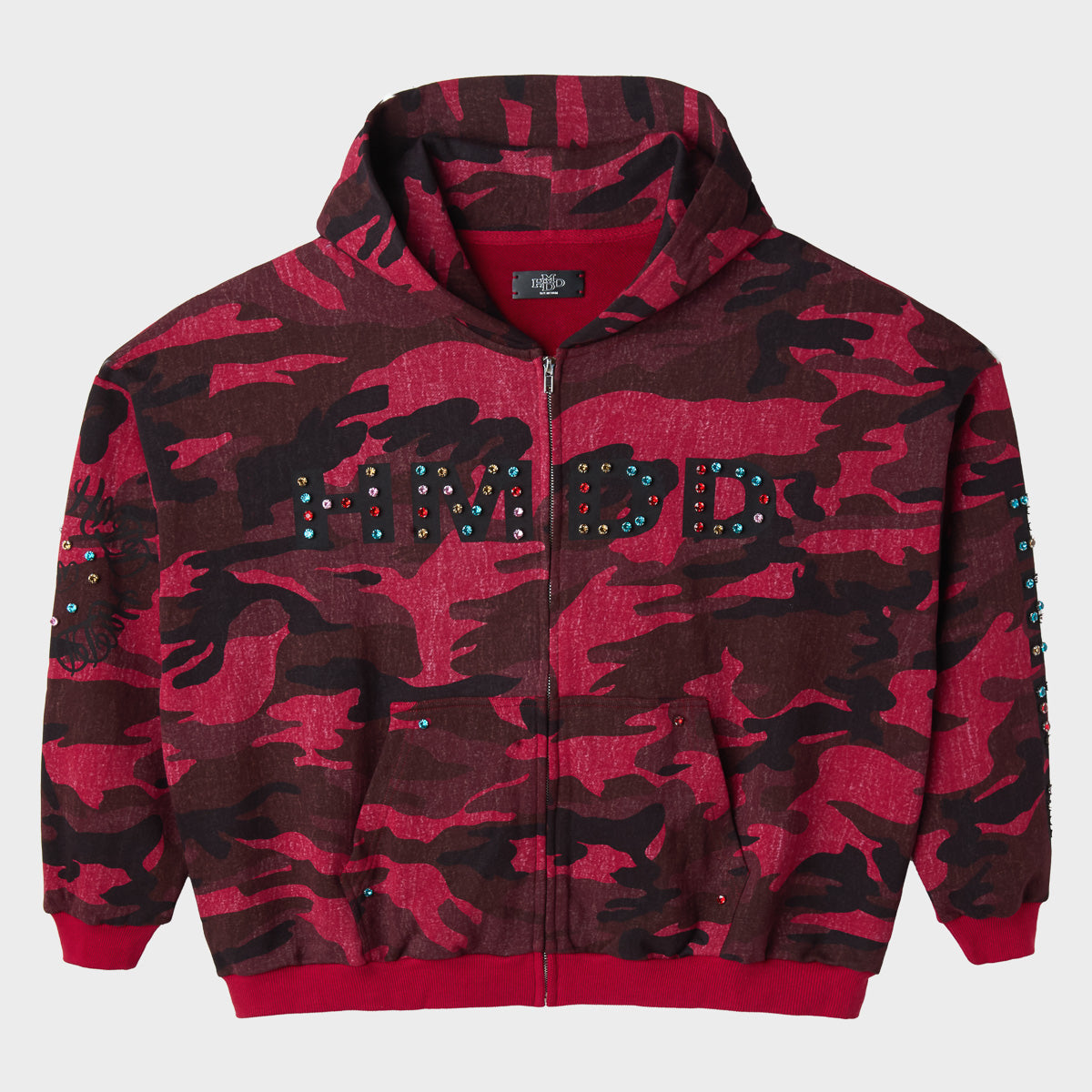 RED CAMO CHIMSTONE ZIPUP