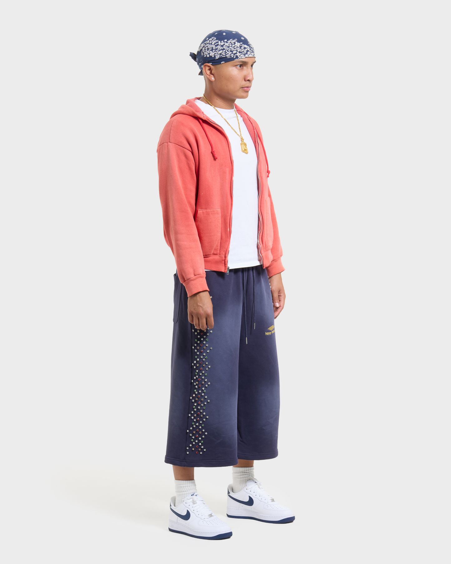 CRYSTAL 3/4 SHORT (NAVY)