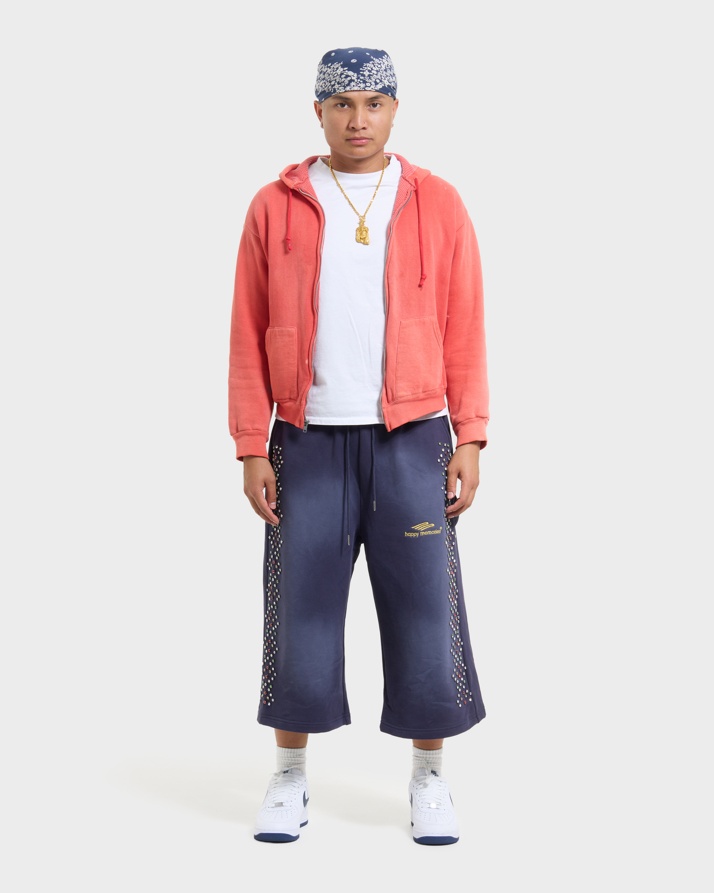 CRYSTAL 3/4 SHORT (NAVY)