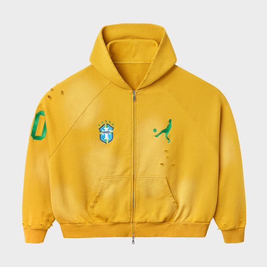 L&F BRASIL ZIP UP (RIO GOLD)