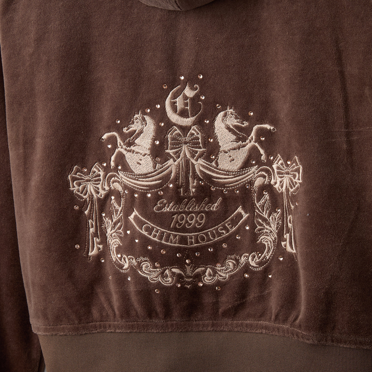CHIM HOUSE VELOUR TOP