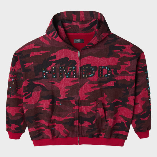 RED CAMO CHIMSTONE ZIPUP