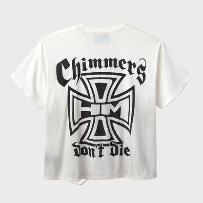 CHIMMERS GHOST POCKET TEE (WHITE)