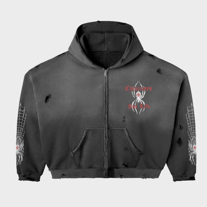 BLACK WIDOW ZIP UP