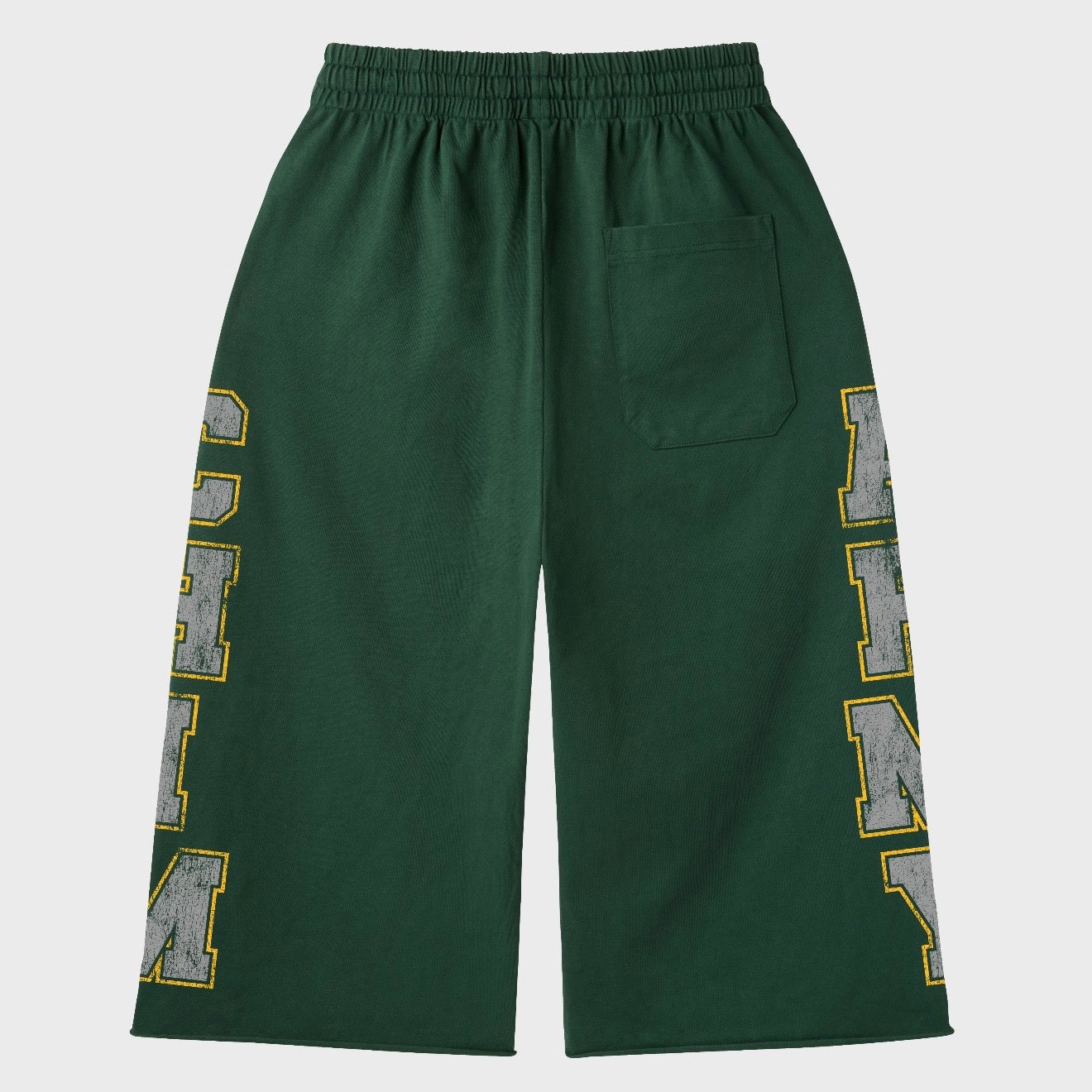 GREEN ARMY SWEAT SHORT