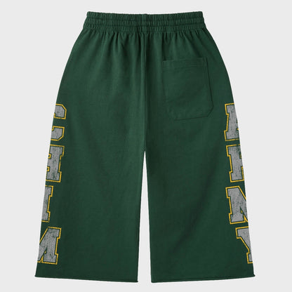 GREEN ARMY SWEAT SHORT