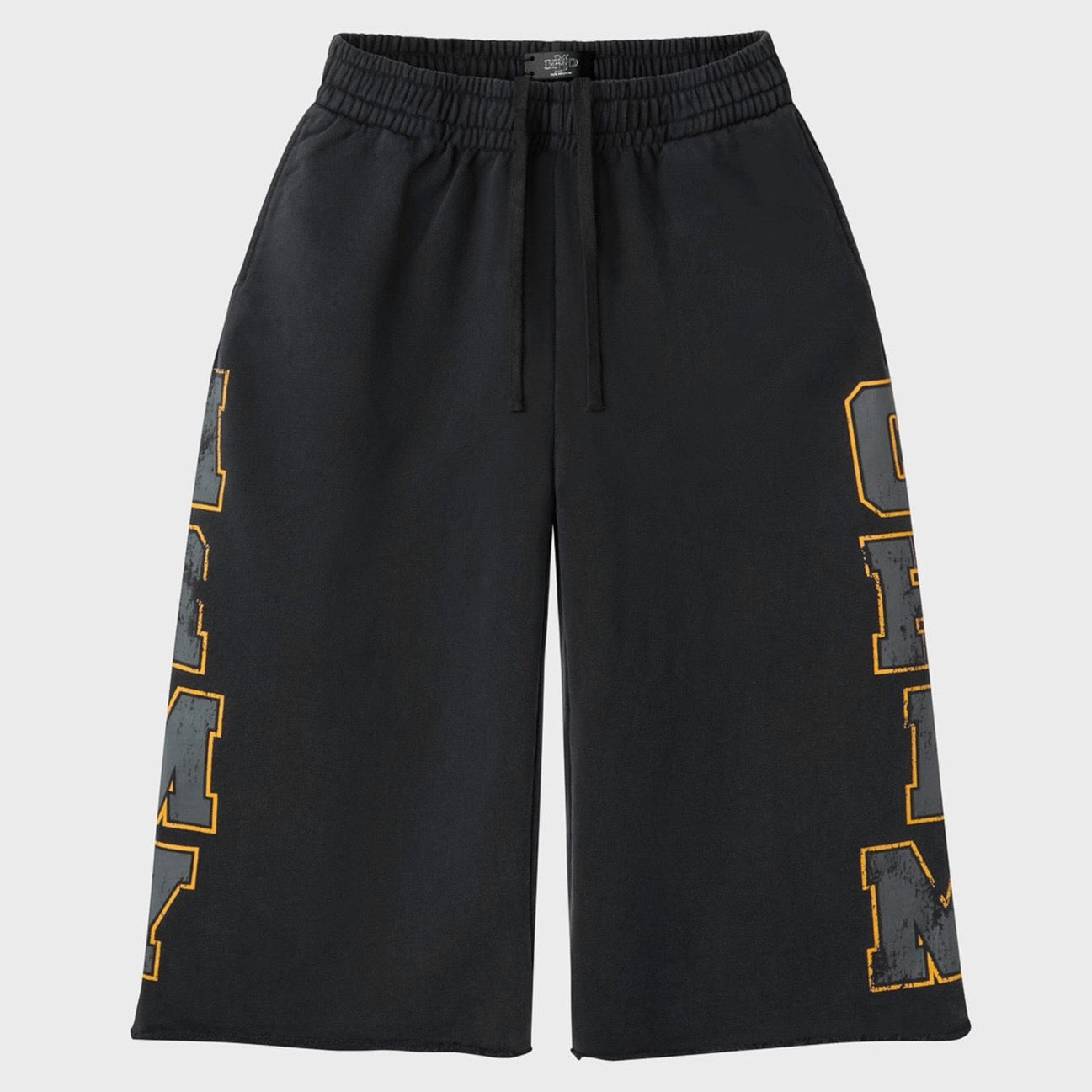 BLACK ARMY SWEATSHORT