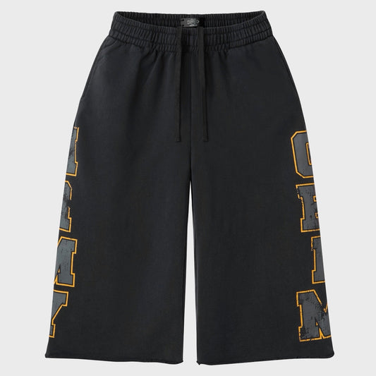BLACK ARMY SWEATSHORT
