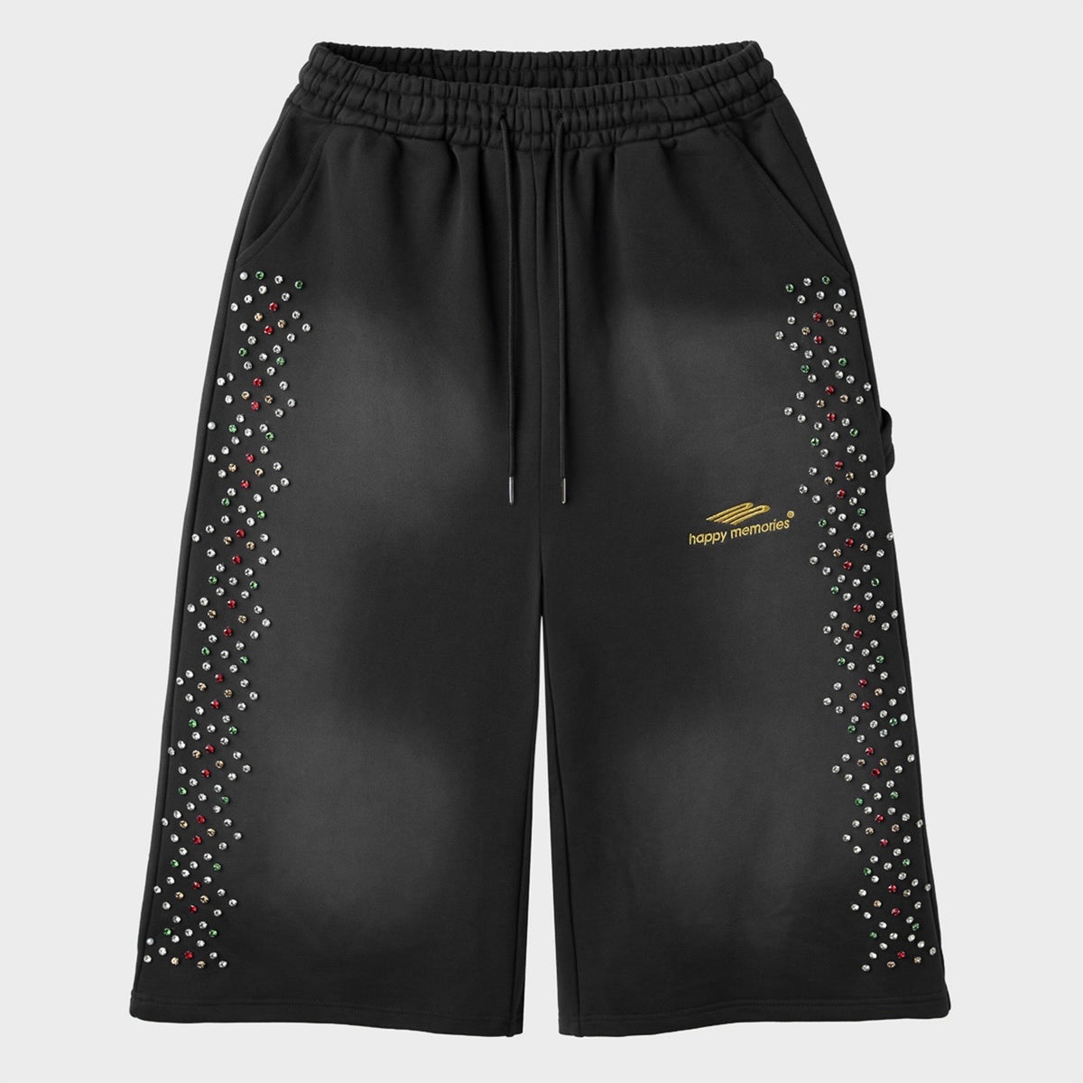CRYSTAL 3/4 SHORT (BLACK)