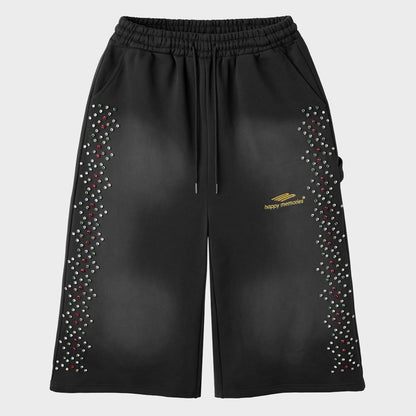 CRYSTAL 3/4 SHORT (BLACK)