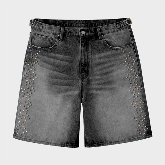 H-STAR CRYSTAL JORT (WASHED BLACK)
