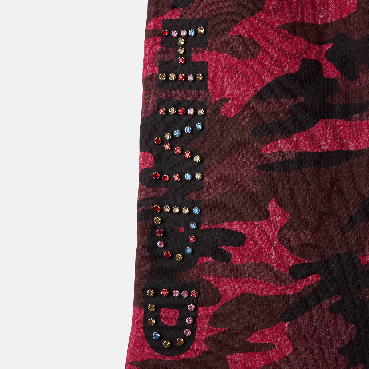 RED CAMO CHIMSTONE SWEAT SHORT