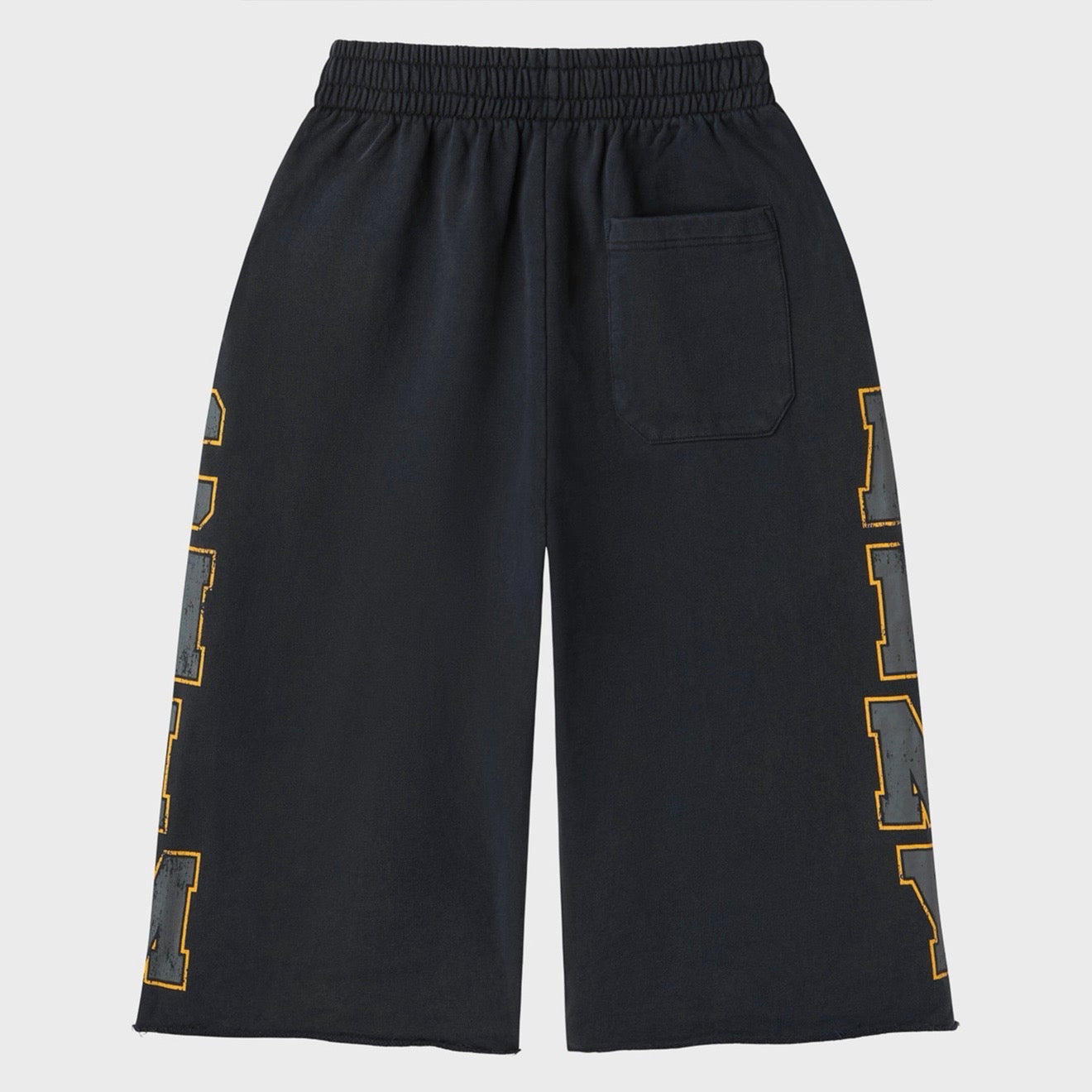 BLACK ARMY SWEATSHORT