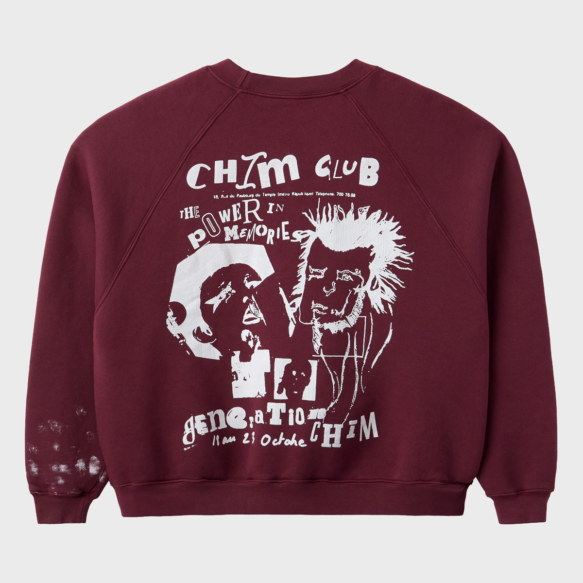 BURGUNDY CLUB CREWNECK