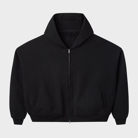 ZIP UP BLACK BLANK