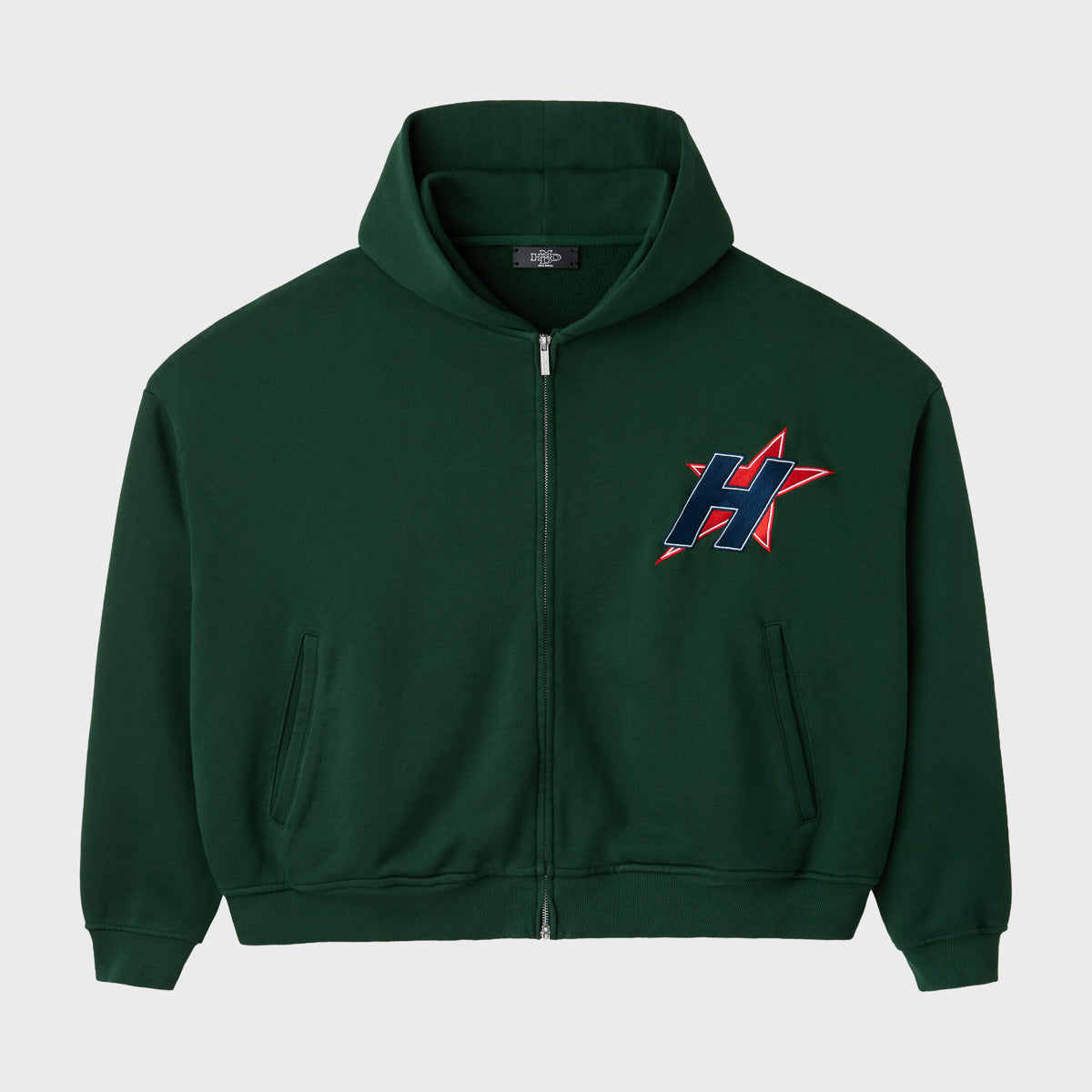 GREEN H-STAR HOODIE
