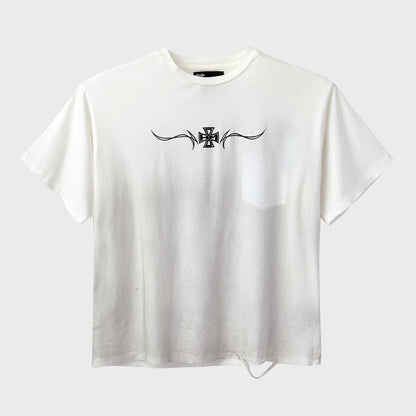 CHIMMERS GHOST POCKET TEE (WHITE)