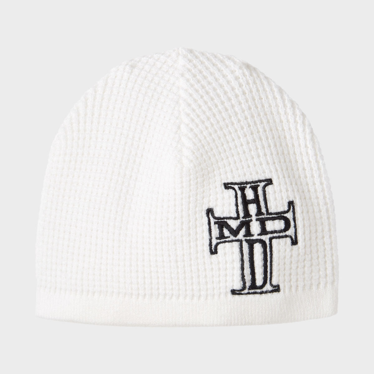 WHITE HOLY CROSS BEANIE