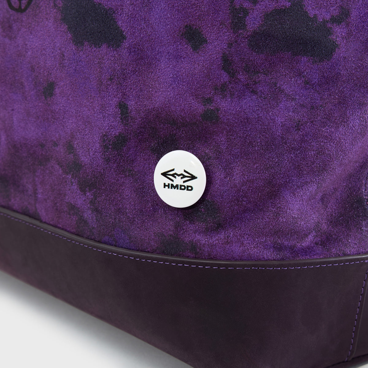 PURPLE GRAFFITI BOX BAG
