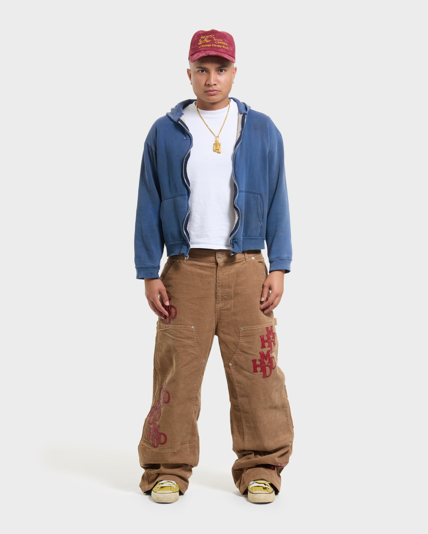 PATCH CORD DOUBLE KNEE PANT