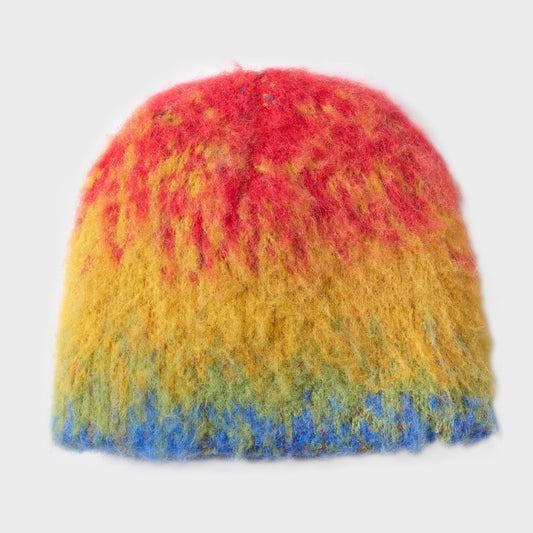MOHAIR RAINBOW BEANIE