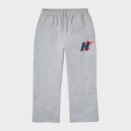 GREY H-STAR BAGGY SWEATS